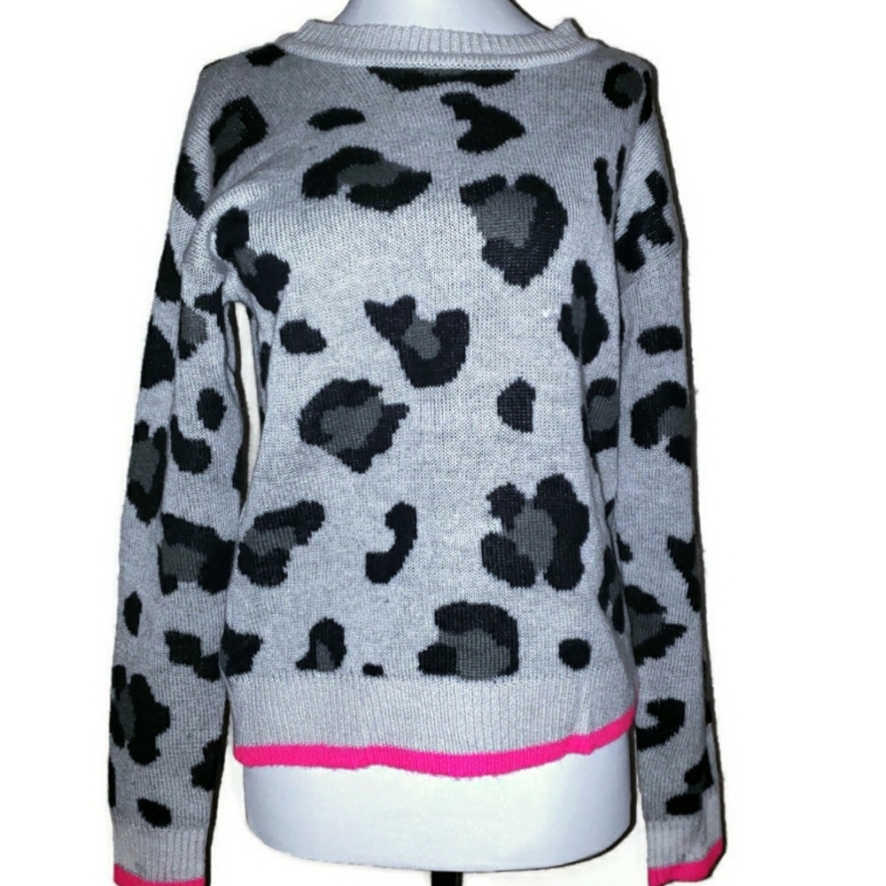 Animal Print Sweater